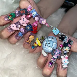 ロング WOLTOKYO渋谷 Anzuのネイルデザイン