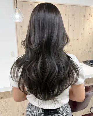セミロング カラー 韓国ヘア/髪質改善 ✂️ヤマトのヘアスタイル