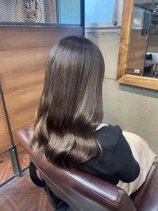ロング ヘアアレンジ youres hair 髪質改善トリートメント&ヘッドスパ  新宿三丁目店【ユアーズヘア】所属・🦋透明感カラー 👑NODOKA🦋のヘアスタイル