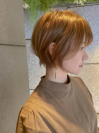 ショート カラー パーマ ヘアアレンジ メンズ キッズ ネイル マツエク・マツパ modek's tokyo所属・顔周りレイヤー ☺︎shunのヘアスタイル
