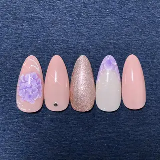 ネイル 鹿島台ネイルサロン/ 長さだし◎のネイルデザイン