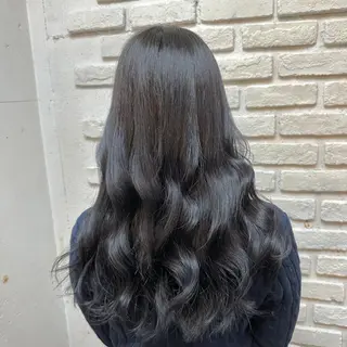 ロング カラー メンズパーマ 本多のヘアスタイル