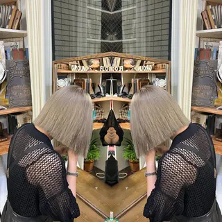 ショート カラー レイヤー/ボブ/ ミニボブ/AOIのヘアスタイル