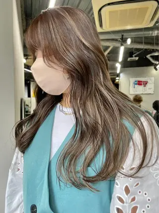 ロング ヘアアレンジ 🫧透明感カラー/ ナルハ🫧のヘアスタイル