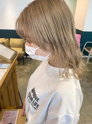 ミディアム TELA HAIR所属・武内 凌レイヤーカット🐺のヘアスタイル