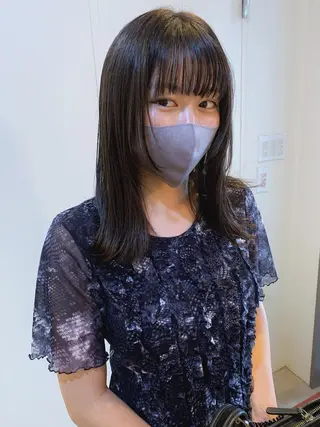 ミディアム カラー AR.MARA hair  studio所属・ウェーブパーマ サトウヒカルのヘアスタイル