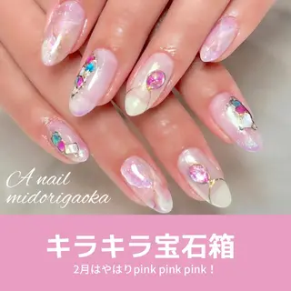 ネイル 大人可愛い高技術ネイ ル♡美爪A nailのネイルデザイン