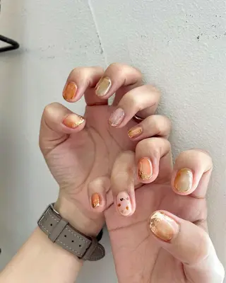 ネイル 甲府市徳行 🧸prunelleのネイルデザイン