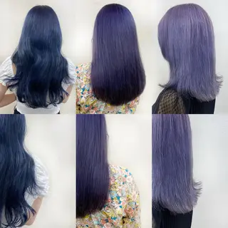 ミディアム カラー ヘアアレンジ 💕上野美容師☁ ブリーチ💖サワのヘアスタイル