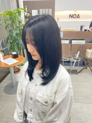 セミロング 月野涼風 /レイヤーカットのヘアスタイル