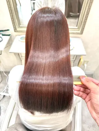 ロング 梶  睦🌟 髪質改善  縮毛矯正のヘアスタイル