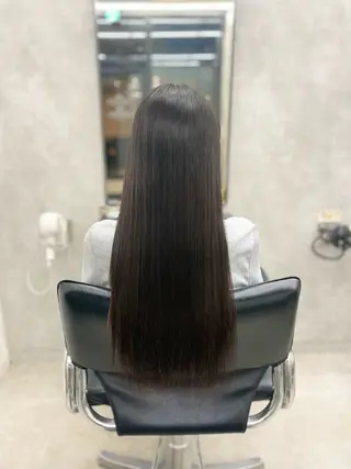 ロング 角田 萌夏のヘアスタイル