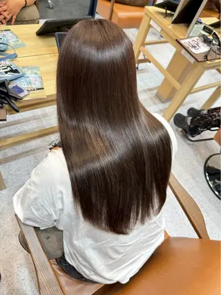 ロング カラー MIZUKI🫧ྀི 韓国ヘアAFLOATのヘアスタイル