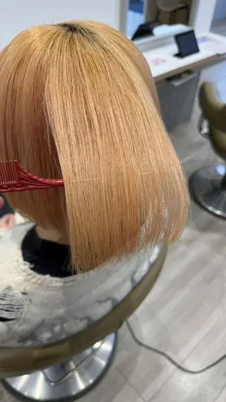 カラー ショート ルクール柏崎店　山岸 亜依瑠のヘアスタイル