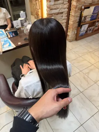 ロング カラー ⭐️透明感カラー/ パーマ⭐️宮野翔のヘアスタイル