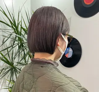 カラー 艶 ハイトーン✨ユキノのヘアスタイル