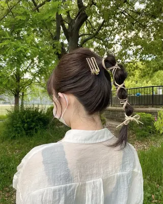 ヘアアレンジ ハネエクステ🪽🫧 hinano🎀のヘアスタイル