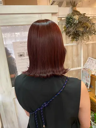 ミディアム カラー 🍀ブリーチ/艶カラ ー🍀 コイケのヘアスタイル