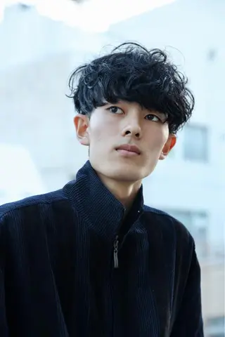 ショート パーマ メンズ 7Bridge所属・ハッシュカット 小西貫太のヘアスタイル