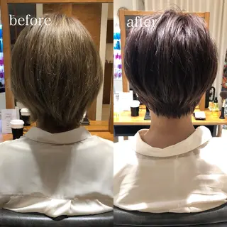 ショート カラー 🌟イメチェン美容師 🌟清水 大輝のヘアスタイル