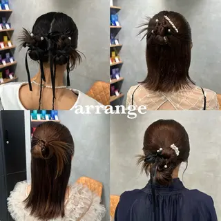 ヘアアレンジ 透明感カラー🫧 ✴︎meiのヘアスタイル