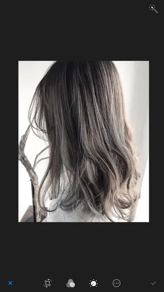 セミロング カラー 大嶋 宏隆のヘアスタイル