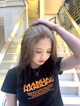 セミロング カラー sand 表参道所属・matoi/期間限定 カット無料💟✨のヘアスタイル