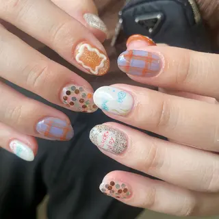 メンズ ネイル akari✨ 韓国風、メンズネイルのネイルデザイン