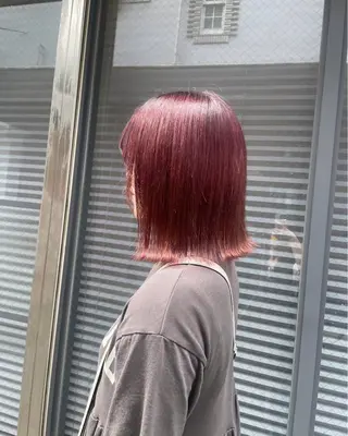 カラー 🪸暖色艶カラー/ shiori🫧のヘアスタイル