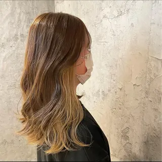 カラー 〖 韓国hair 〗 室岡　咲希のヘアスタイル