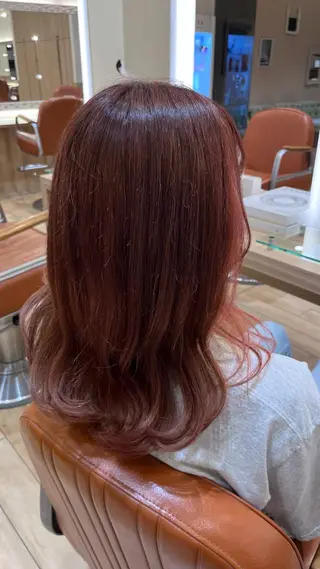 セミロング 艶カラー/ よしみ🥣のヘアスタイル