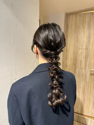 ヘアアレンジ 🍪ﾖｼｲﾊﾙﾈ🍪 ﾗﾍﾞﾝﾀﾞｰｶﾗｰのヘアスタイル