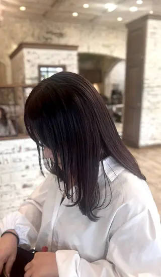 ミディアム hair＆SPA Mauve 世田谷所属・暖色カラー/暗め /シオリ🎀🪄のヘアスタイル