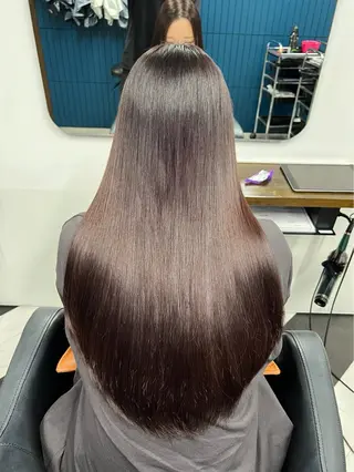 カラー luludi by APHRODITE GINZA所属・柔らか×艶カラー 🍊ayano🤍のヘアスタイル
