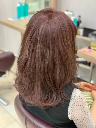 セミロング 韓国ヘア/レイヤー 🇰🇷/艶髪/長橋のヘアスタイル