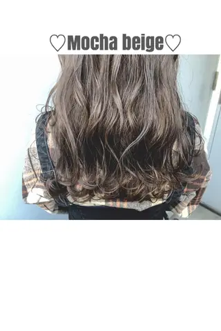 ミディアム カラー パーマ ヘアアレンジ メンズ キッズ マツエク・マツパ Rene'所属・当日予約⭕️ yuriのヘアスタイル