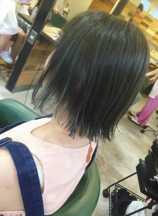ショート カラー ヘアアレンジ youres hair 新宿3丁目店所属・新宿.代表.透け髪 TAKAケアブリーチのヘアスタイル
