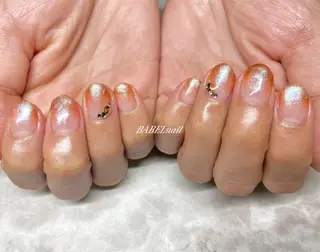 ネイル BABELバベル所属・江戸川橋✨BABEL 【バベル】大人可愛いのネイルデザイン