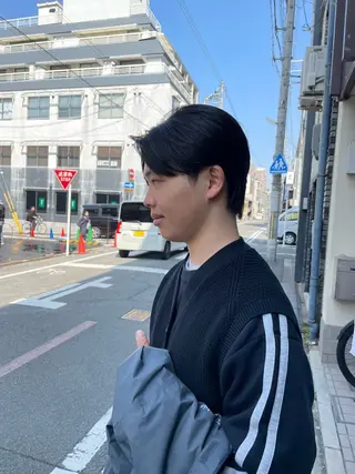 メンズ darts所属・マツダ レンのヘアスタイル