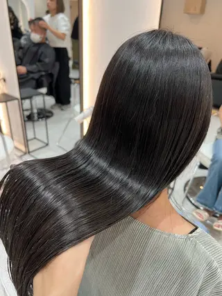 ロング 韓国ヘア🩶侑矢 艶髪透明感/福岡のヘアスタイル