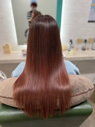 セミロング 🕊髪質改善縮毛矯正 /艶髪/関内🕊あべのヘアスタイル