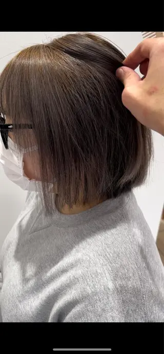 ミディアム カラー メンズ/韓国レイヤー /縮毛矯正/📍爽太のヘアスタイル