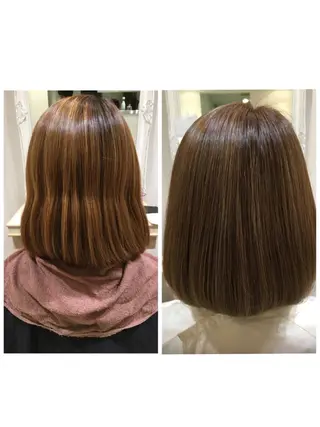 セミロング カラー hair＆make cocoRo所属・今井 詩織のヘアスタイル