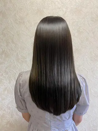 ヘアアレンジ セミロング パーマ カラー キッズ メンズ ROW町田🌿 大人可愛い/艶髪改善のヘアスタイル