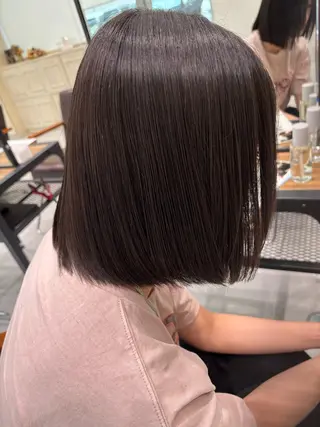 ミディアム 暖色カラー🫧🎀/ 戸塚咲のヘアスタイル