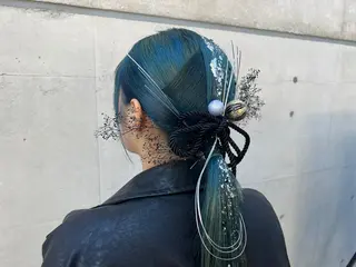 セミロング ヘアアレンジ 山室 敬義のヘアスタイル