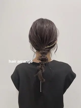 ロング ヘアアレンジ 顔周りレイヤー 🎀マリノのヘアスタイル