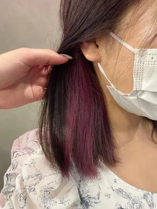 ミディアム カラー 🕶️佐藤 海李🐏のヘアスタイル