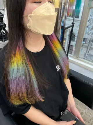 ロング カラー Cielro【 シェイロ 】所属・Cielro/ダブル カラー/西田咲希のヘアスタイル