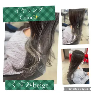 セミロング カラー 艶color💐 MASAYOのヘアスタイル